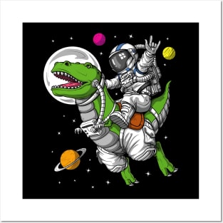 Dinosaurs in space Posters and Art